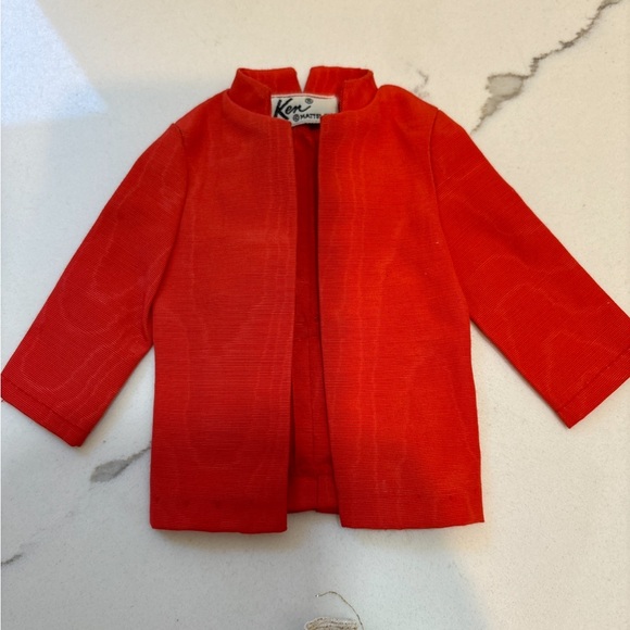 Vintage 1969 Ken Doll Guruvy Formal Nehru Jacket red suit jacket #1431 Mattel - Picture 1 of 7
